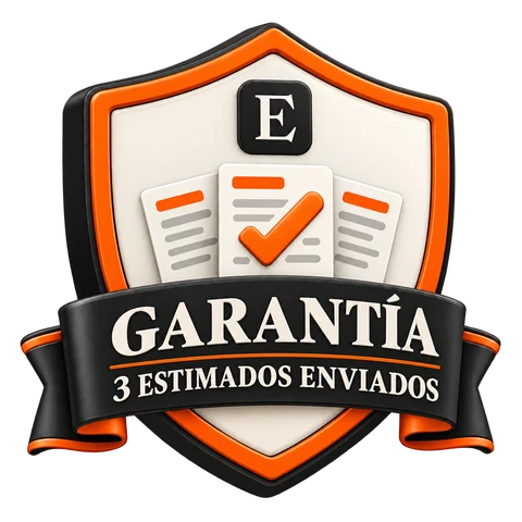 Sello de garantía: 3 estimados enviados